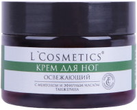 

Крем для ног L'Cosmetics, Освежающий с ментолом и эфирным маслом танжерина