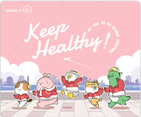 

Коврик для мыши Miniso, Mini Family Sports Square / 2798
