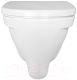 Миниатюра изображения товара Унитаз подвесной с инсталляцией Sanita Luxe Attica SL DM + S-IN-MZ-LINK_PRO + P-BU-MOV/Blg/Gl
