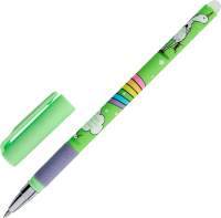 Ручка гелевая Lorex Yogicorn Slim Soft Grip пиши-стирай / LXEPSSG-YC1 - 