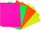 Миниатюра изображения товара Набор цветной бумаги Каляка-Маляка Флуоресцентная / БФКМ08 (4цв)