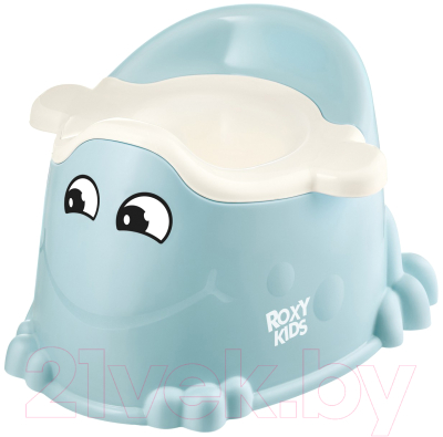 Детский горшок Roxy-Kids Froggy / F-660BL (небесно-голубой)