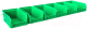 Набор лотков для метизов Стелла-техник V-1-650 (6шт, зеленый) - 