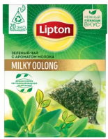Чай пакетированный Lipton Milky Oolong с ароматом молока (20пак) - 