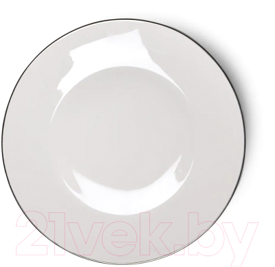 Тарелка столовая обеденная Fissman Aleksa 3897 (белый)