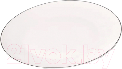 Тарелка столовая обеденная Fissman Aleksa 3897 (белый)