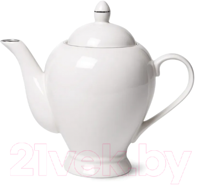 Заварочный чайник Fissman Aleksa 3903 (белый)