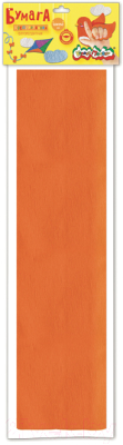 Набор цветной бумаги Каляка-Маляка Крепириванная Флуоресцентная БКЦФКМ-О (оранжевый)