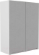 Шкаф навесной для кухни ДСВ Тренто ВП 700 (серый/серый) - 