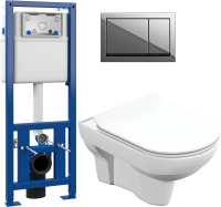 

Унитаз подвесной с инсталляцией Cersanit, City New Clean On + S-IN-MZ-LINK_PRO + P-BU-ENT/Cg
