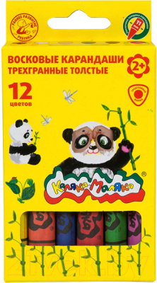 Изображение товара Восковые мелки Каляка-Маляка КВТТКМ12 (12цв)