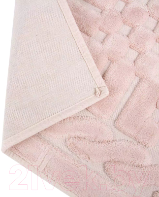 Набор ковриков для ванной и туалета Arya Berceste / 8680943041166 (2шт, пудра/розовый)