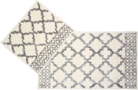 Набор ковриков Arya Erciyes / 8680943078605 (2шт, серый) - 