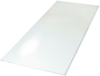 Панель ПВХ листовая Декоруст Белый глянец (3000x375x7мм) - 