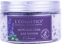 

Соль для ванны L'Cosmetics, Морская соль мертвого моря с сухоцветами Лаванда