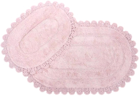 Набор ковриков Arya Afro / 8680943067326 (2шт, розовый) - 