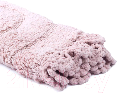 Набор ковриков для ванной и туалета Arya Afro / 8680943067326 (2шт, розовый)