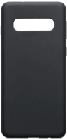 Чехол-накладка Case Matte для Galaxy S10 Plus (черный матовый, фирменная упаковка) - 