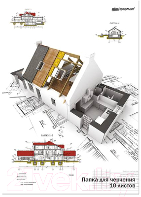 Папка для черчения Schoolformat ПЧ10А3