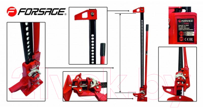 Реечный домкрат Forsage F-TRA8605