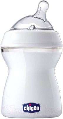 Бутылочка для кормления Chicco Natural Feeling с силиконовой соской с наклоном / 310205204 (250мл)