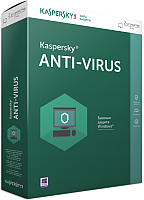 ПО антивирусное Kaspersky Anti-Virus 1 год Box / KL11712UBFS (на 2 устройства) - 