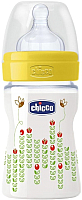 Бутылочка для кормления Chicco Well-Being с силиконовой соской / 340628115 (150мл) - 