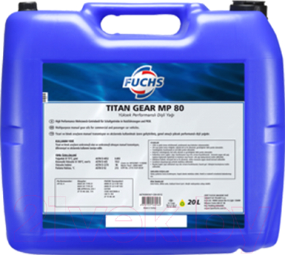 

Трансмиссионное масло Fuchs, Titan Gear MP80 / 600632816
