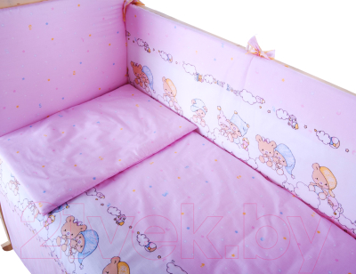 Простыня для малышей Баю-Бай Мечта ПР14-М1 (розовый)