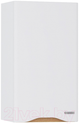 Шкаф-полупенал для ванной Sanwerk Slim Liga Air 35 R 1F / MV0000402 (белый)
