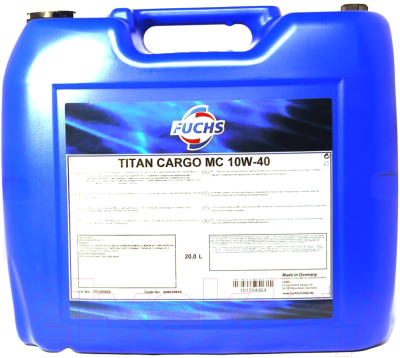 Моторное масло Fuchs Titan Cargo MC 10W40 / 601367595 (20л)