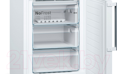 Холодильник с морозильником Bosch KGN39XW34R