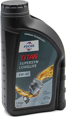 Моторное масло Fuchs Titan Supersyn Longlife 5W40 601236631/601425080 (1л) - 