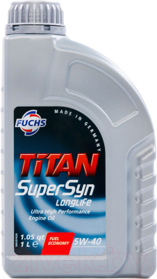 Моторное масло Fuchs Titan Supersyn Longlife 5W40 601236631/601425080 (1л)