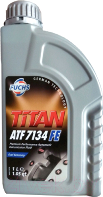 Жидкость гидравлическая Fuchs Titan ATF 7134 FE / 600868611 (1л, синий)