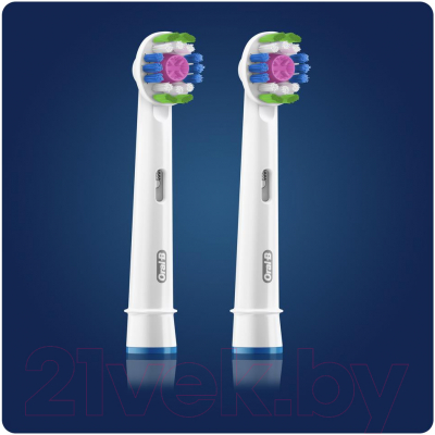 Набор насадок для зубной щетки Oral-B 3D White EB18pRB (2шт)