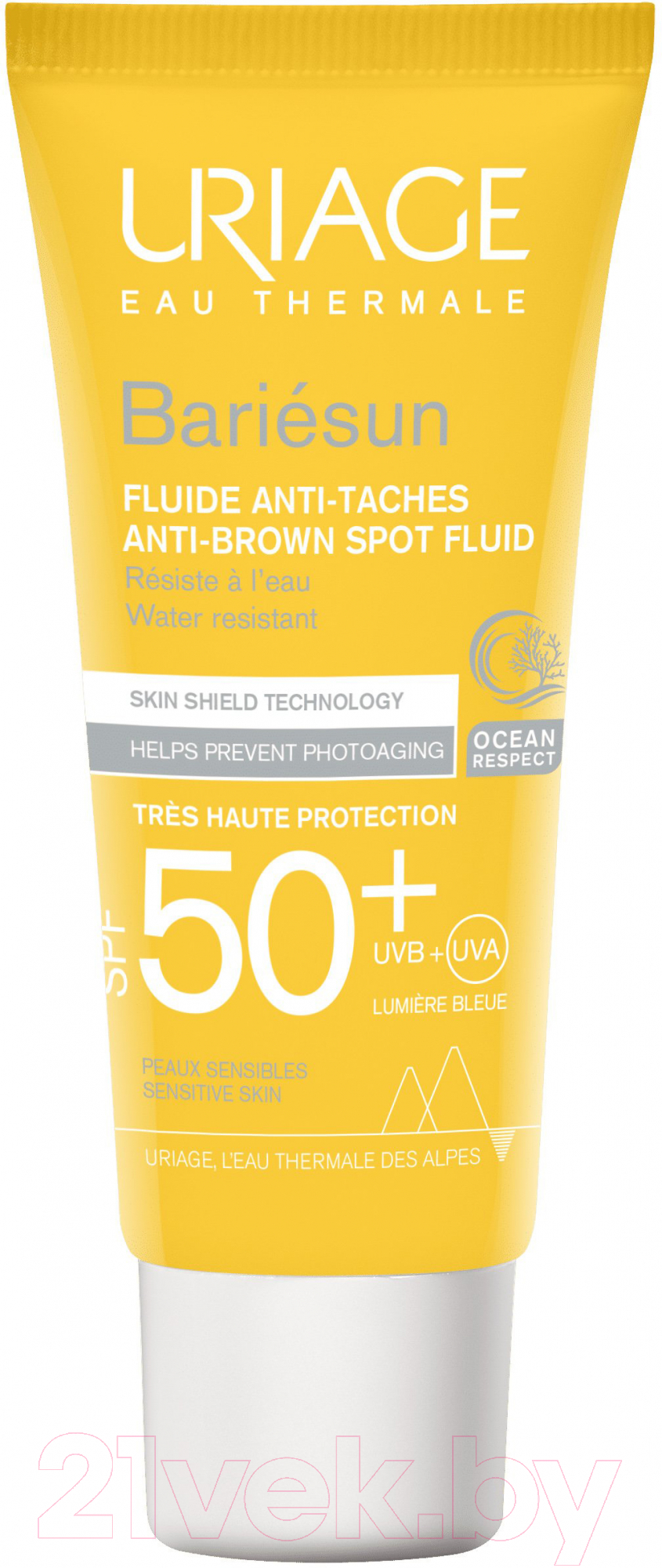 Крем солнцезащитный Uriage Bariesun Fluide Anti-Taches SPF50+ Против пигментных пятен Флюид