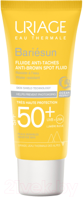 Крем солнцезащитный Uriage Bariesun Fluide Anti-Taches SPF50+ Против пигментных пятен Флюид (40мл)