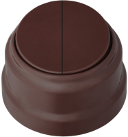 Выключатель Bylectrica А5 10-2202 (шоколад) - 