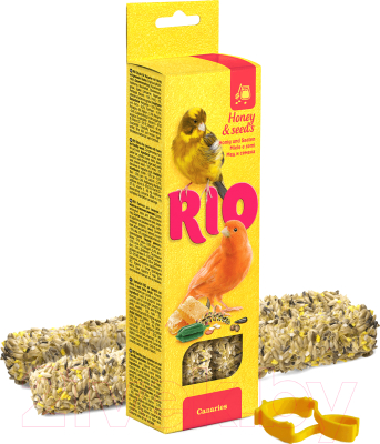 Лакомство для птиц Mealberry RIO Палочки для канареек с медом и полезными семенами (2x40г)