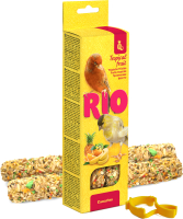Лакомство для птиц Mealberry RIO Палочки для канареек с тропическими фруктами (2x40г) - 