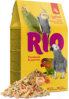 Корм для птиц Mealberry RIO Яичный корм для средних и крупных попугаев (250г)