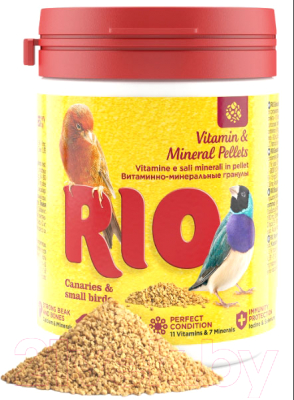 Витамины для животных Mealberry RIO для канареек, экзотов и других мелких птиц (120г)