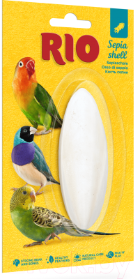 Корм для птиц Mealberry RIO Кость сепии для декоративных птиц (1шт)