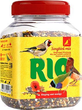 Лакомство для птиц Mealberry RIO Смесь для стимулирования пения для всех видов птиц (240г)