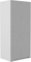 Шкаф навесной для кухни ДСВ Тренто ВП 400 правый (серый/серый) - 