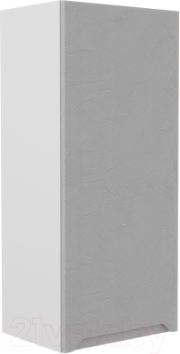 Шкаф навесной для кухни ДСВ Тренто ВП 400 левый (серый/серый)
