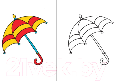 Изображение товара Раскраска Попурри Знакомые предметы