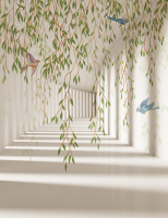 

Фотообои бесшовные Citydecor, Flower Tunnel 3D 4