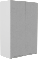 Шкаф навесной для кухни ДСВ Тренто ВП 600 (серый/серый) - 